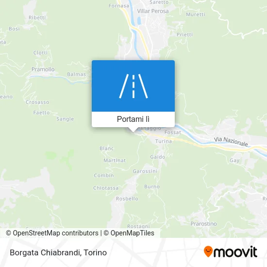 Mappa Borgata Chiabrandi