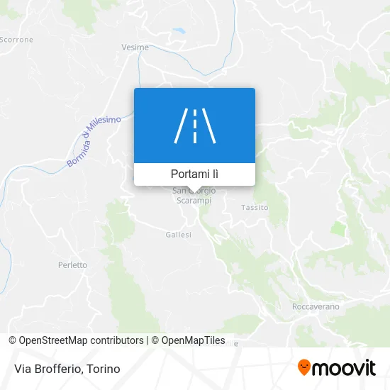 Mappa Via Brofferio