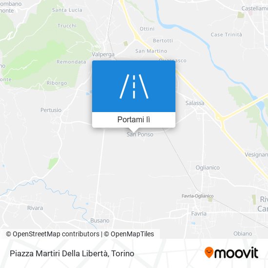 Mappa Piazza Martiri Della Libertà