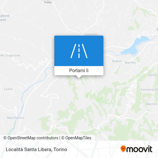 Mappa Località Santa Libera