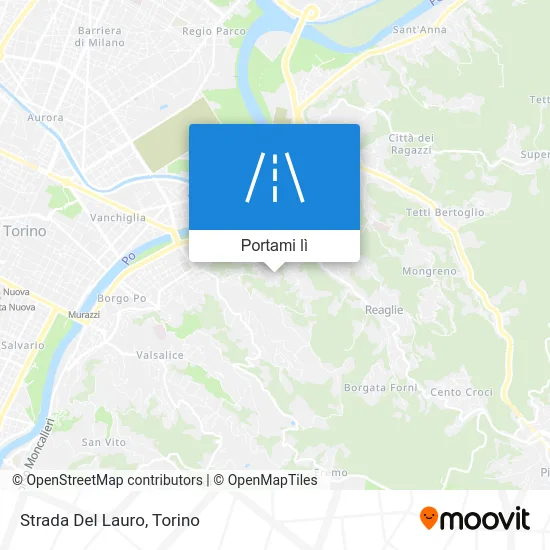 Mappa Strada Del Lauro