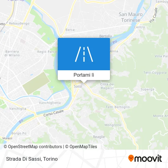 Mappa Strada Di Sassi