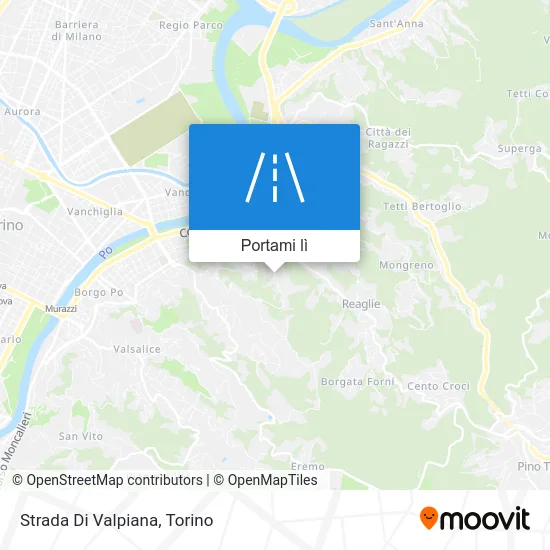 Mappa Strada Di Valpiana