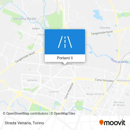 Mappa Strada Venaria