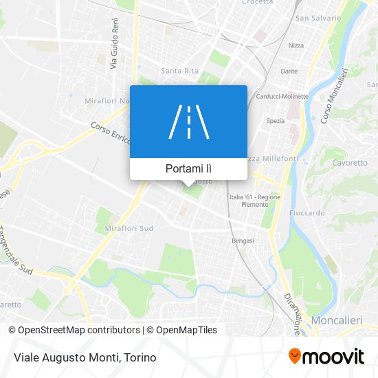 Mappa Viale Augusto Monti