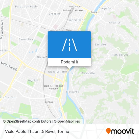 Mappa Viale Paolo Thaon Di Revel