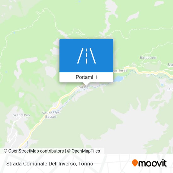 Mappa Strada Comunale Dell'Inverso