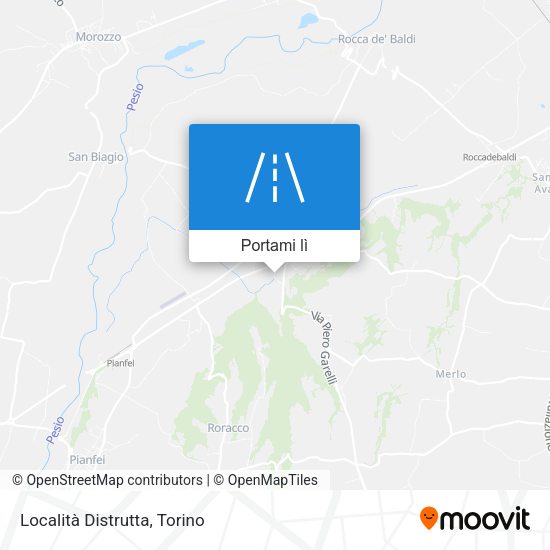 Mappa Località Distrutta
