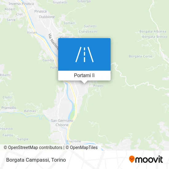 Mappa Borgata Campassi