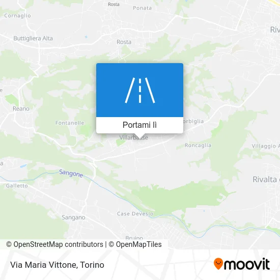 Mappa Via Maria Vittone