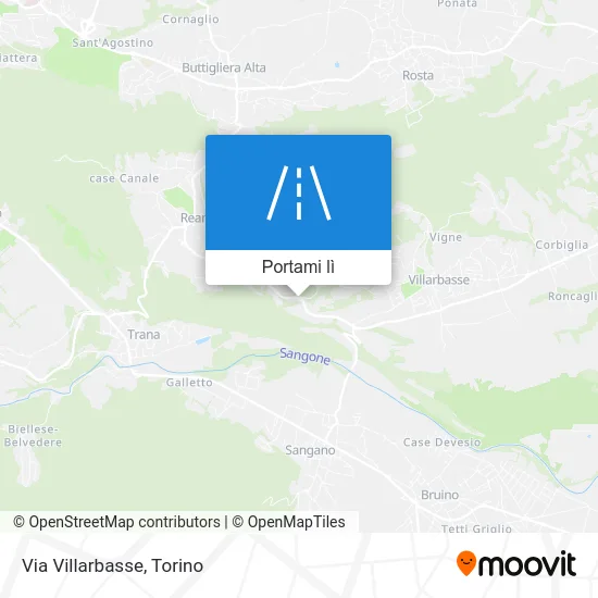 Mappa Via Villarbasse