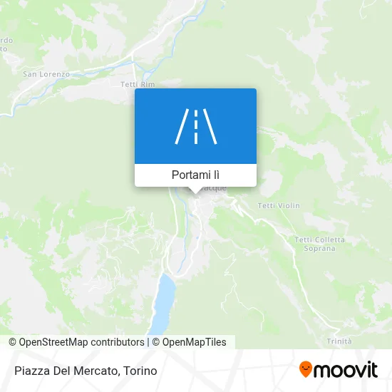 Mappa Piazza Del Mercato