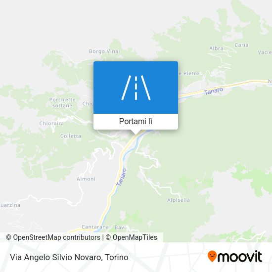 Mappa Via Angelo Silvio Novaro