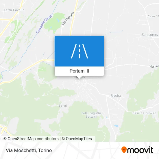 Mappa Via Moschetti