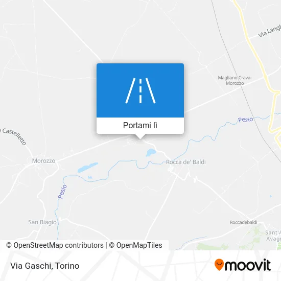 Mappa Via Gaschi