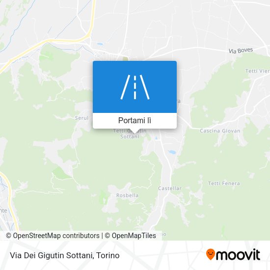 Mappa Via Dei Gigutin Sottani