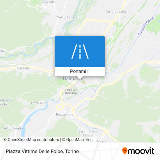 Mappa Piazza Vittime Delle Foibe
