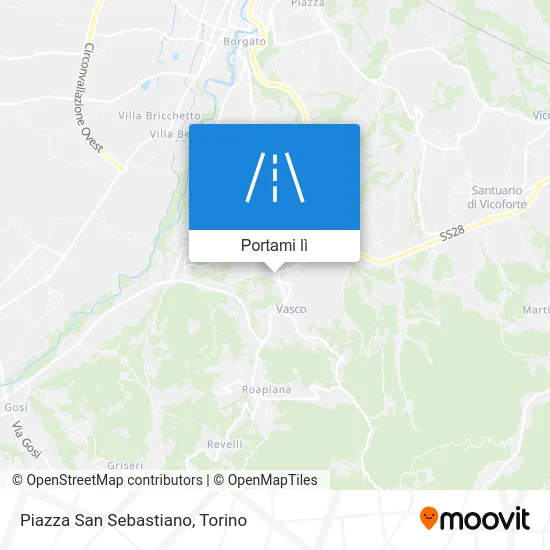 Mappa Piazza San Sebastiano