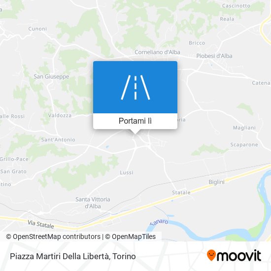 Mappa Piazza Martiri Della Libertà