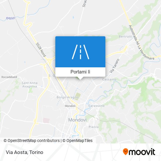 Mappa Via Aosta