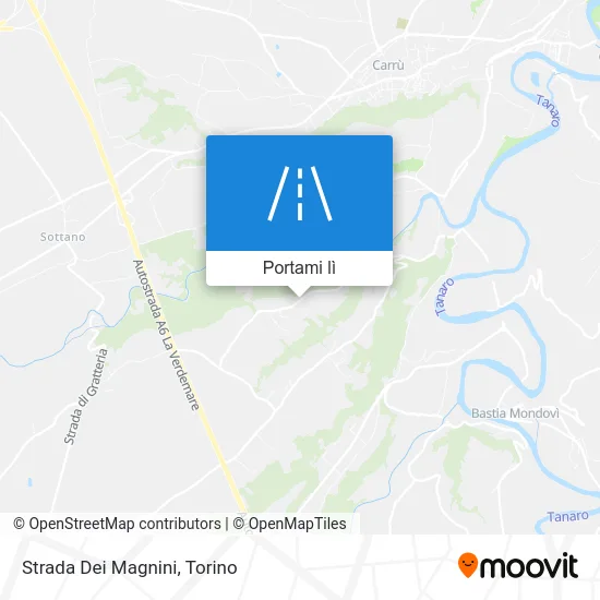Mappa Strada Dei Magnini