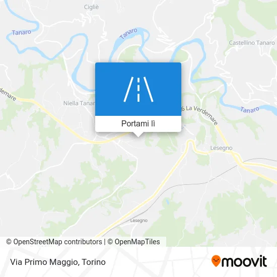 Mappa Via Primo Maggio