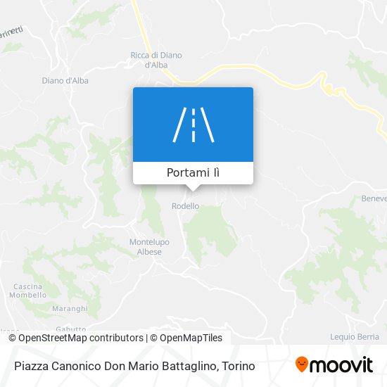 Mappa Piazza Canonico Don Mario Battaglino