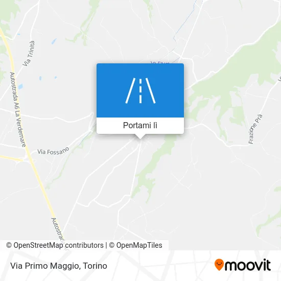 Mappa Via Primo Maggio