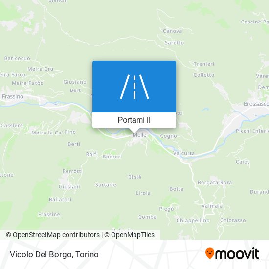 Mappa Vicolo Del Borgo