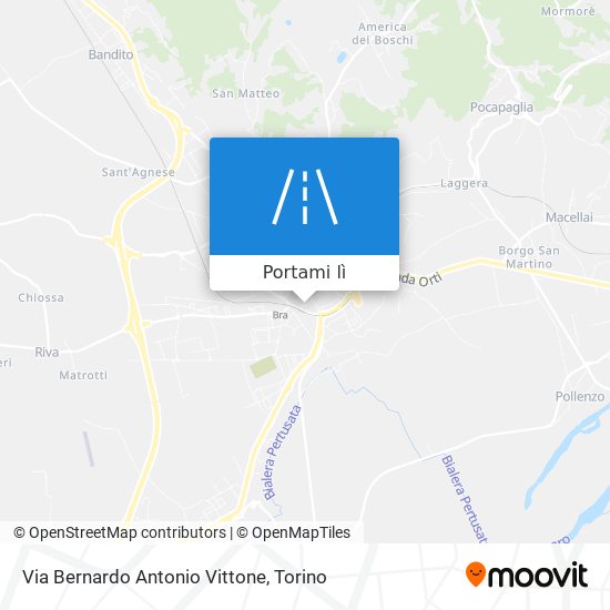 Mappa Via Bernardo Antonio Vittone