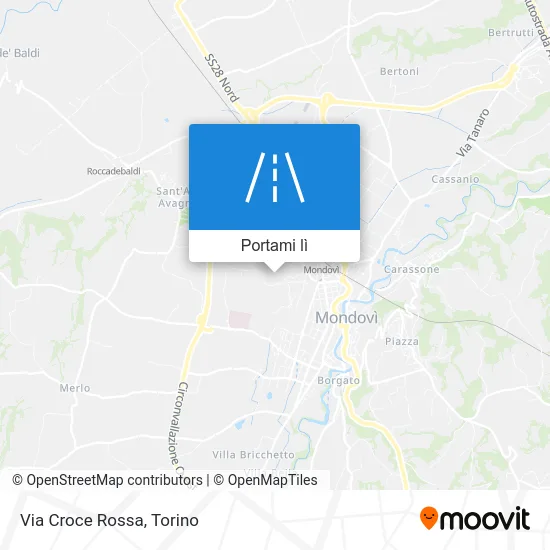Mappa Via Croce Rossa