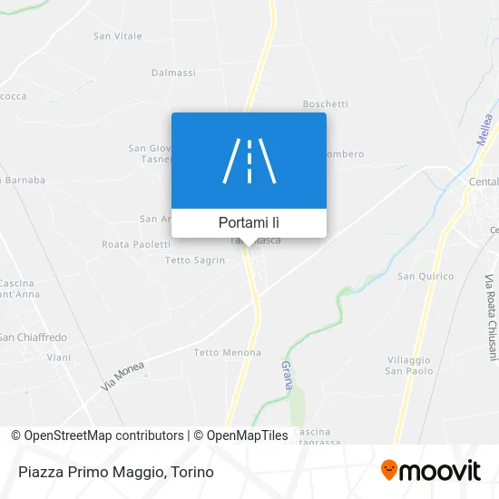 Mappa Piazza Primo Maggio