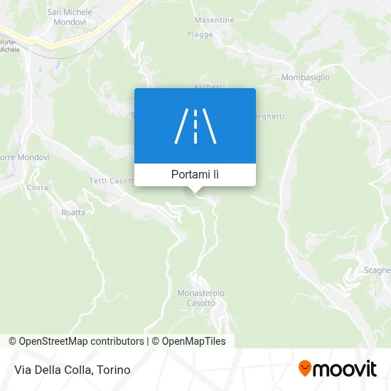 Mappa Via Della Colla