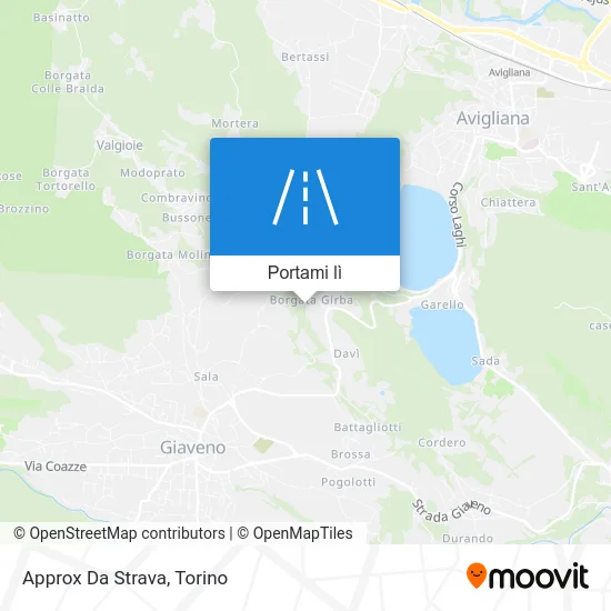 Mappa Approx Da Strava