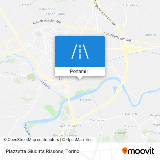 Mappa Piazzetta Giuditta Rissone