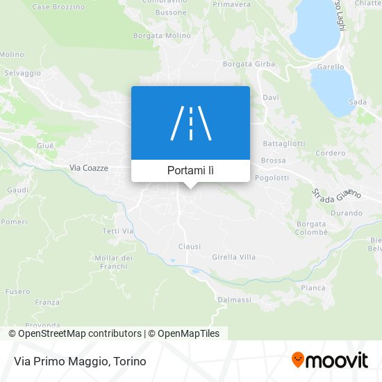 Mappa Via Primo Maggio