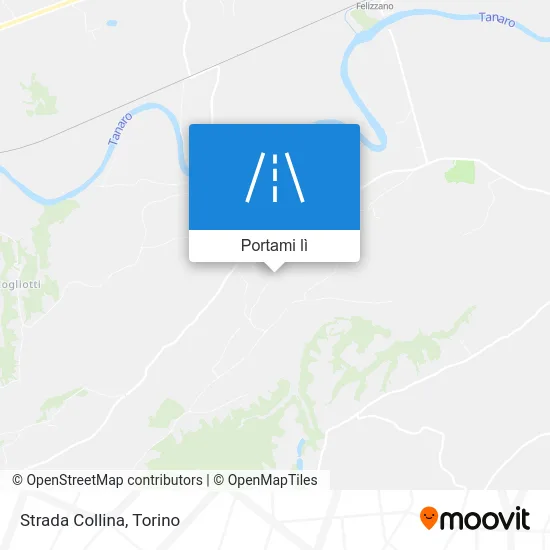 Mappa Strada Collina