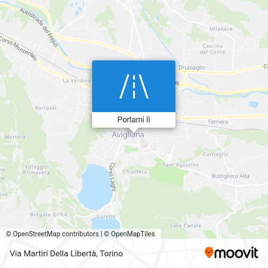 Mappa Via Martiri Della Libertà
