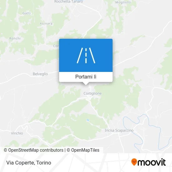 Mappa Via Coperte