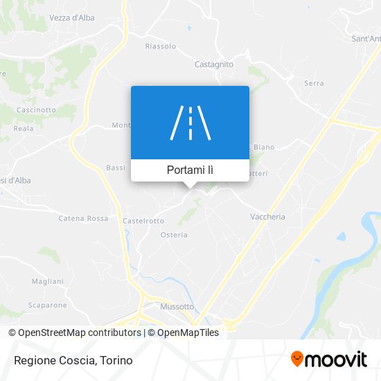 Mappa Regione Coscia