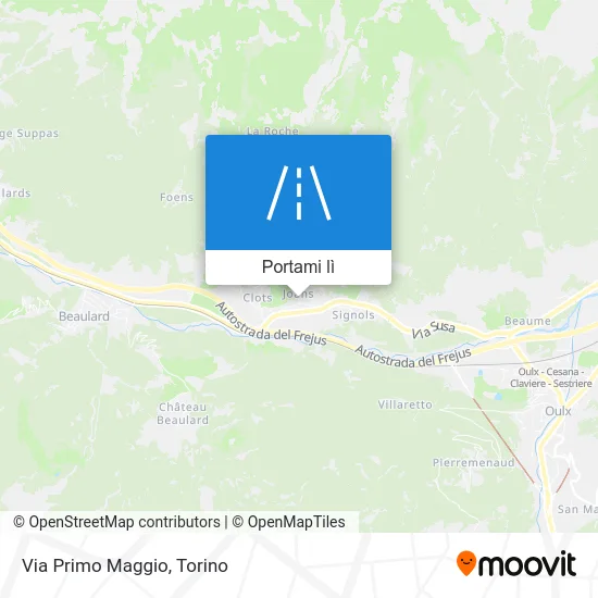 Mappa Via Primo Maggio