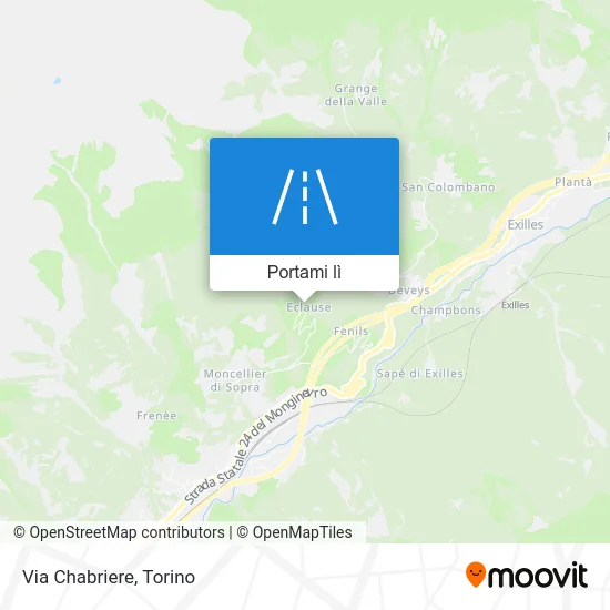 Mappa Via Chabriere