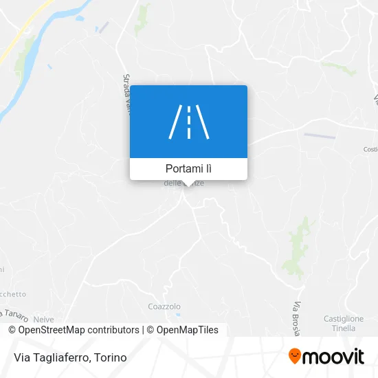 Mappa Via Tagliaferro