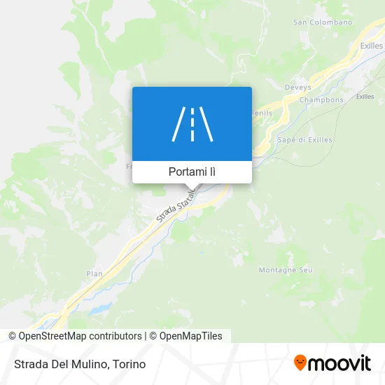 Mappa Strada Del Mulino