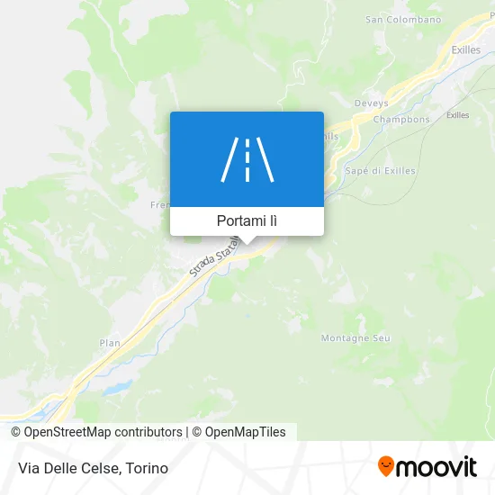 Mappa Via Delle Celse