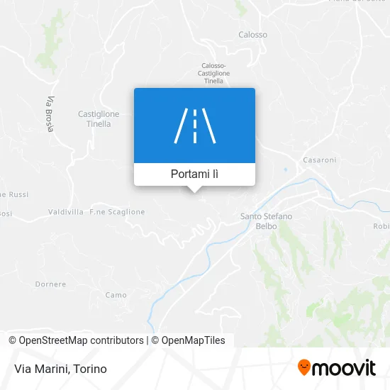 Mappa Via Marini