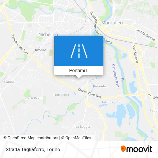 Mappa Strada Tagliaferro