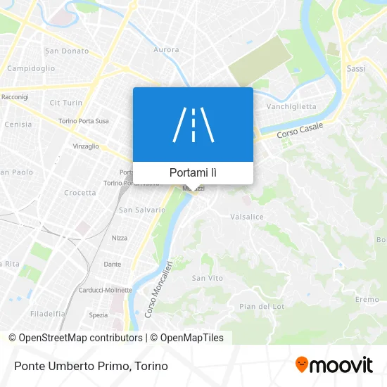 Mappa Ponte Umberto Primo