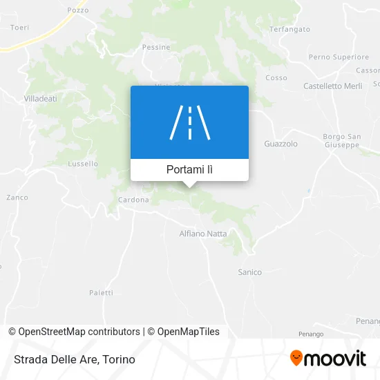 Mappa Strada Delle Are