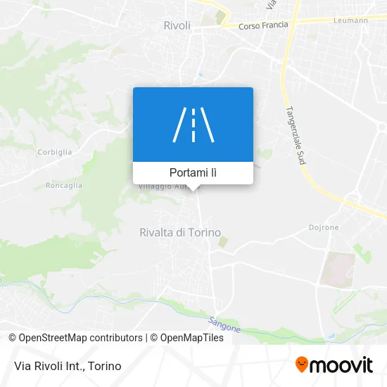 Mappa Via Rivoli Int.